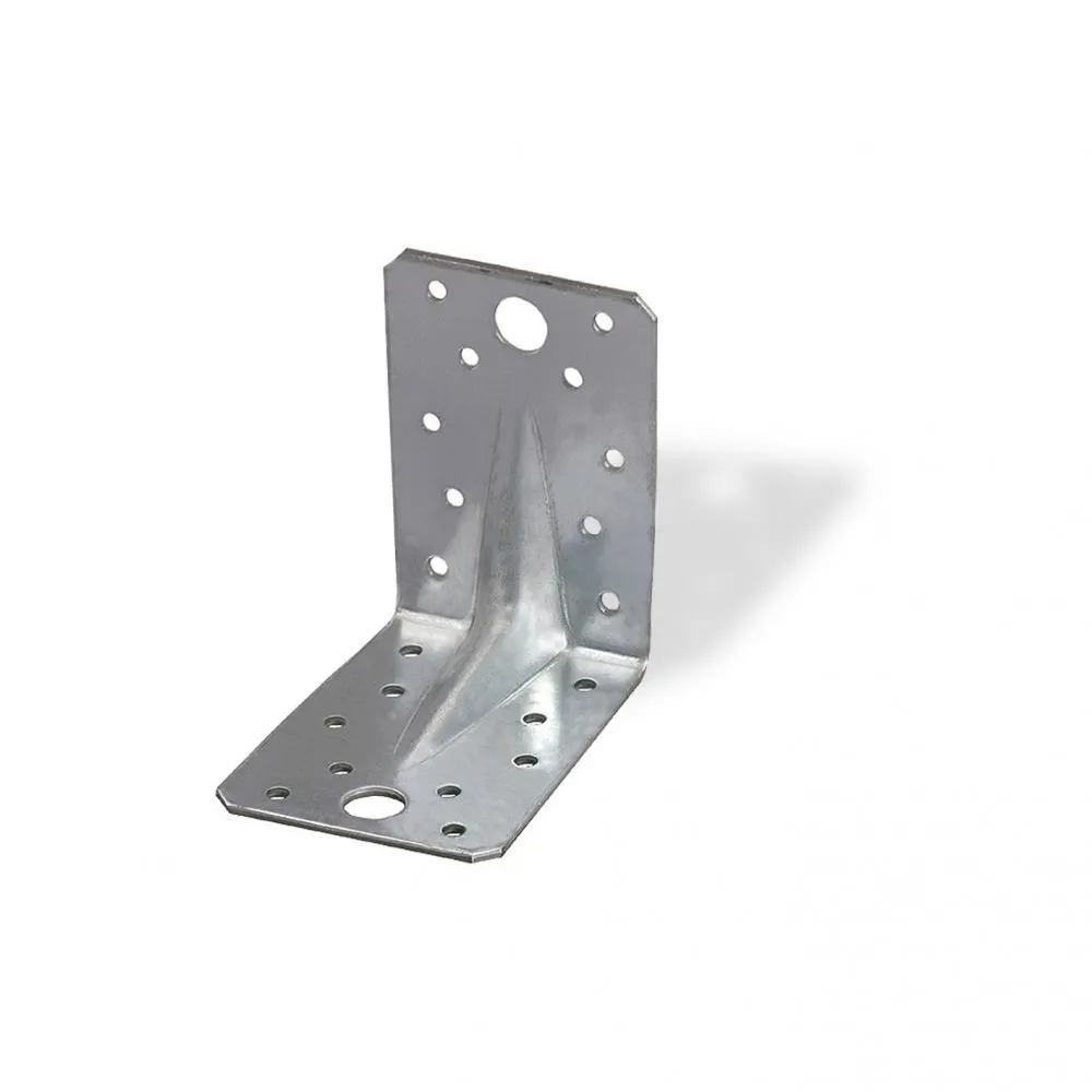 Giunto ad angolo nervato Misura X X X: 105 x 90 x 90 mm. Giunto ad angolo nervato Misura X X X: 105 x 90 x 90 mm.