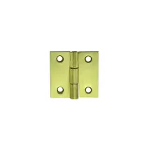 Cerniere quadre zincate giallo Misura (mm x mm): 80 X 80 mm.