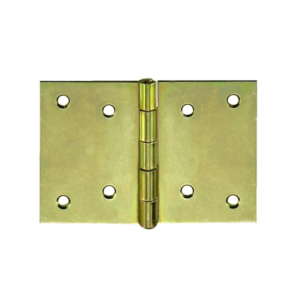 Cerniere larghe zincate giallo Misura (mm x mm): 90 x 60 mm. Cerniere larghe zincate giallo Misura (mm x mm): 90 x 60 mm.