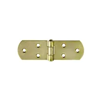 Cerniere a biscotto zincate giallo Misura (mm x mm): 160 X 35 mm.