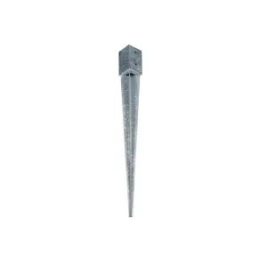 PORTAPALI ZINCATO A FUOCO (4 Fori) A PUNTA - Diverse Misure Misura X X X: 91 x 91 x 150 x 750 mm.