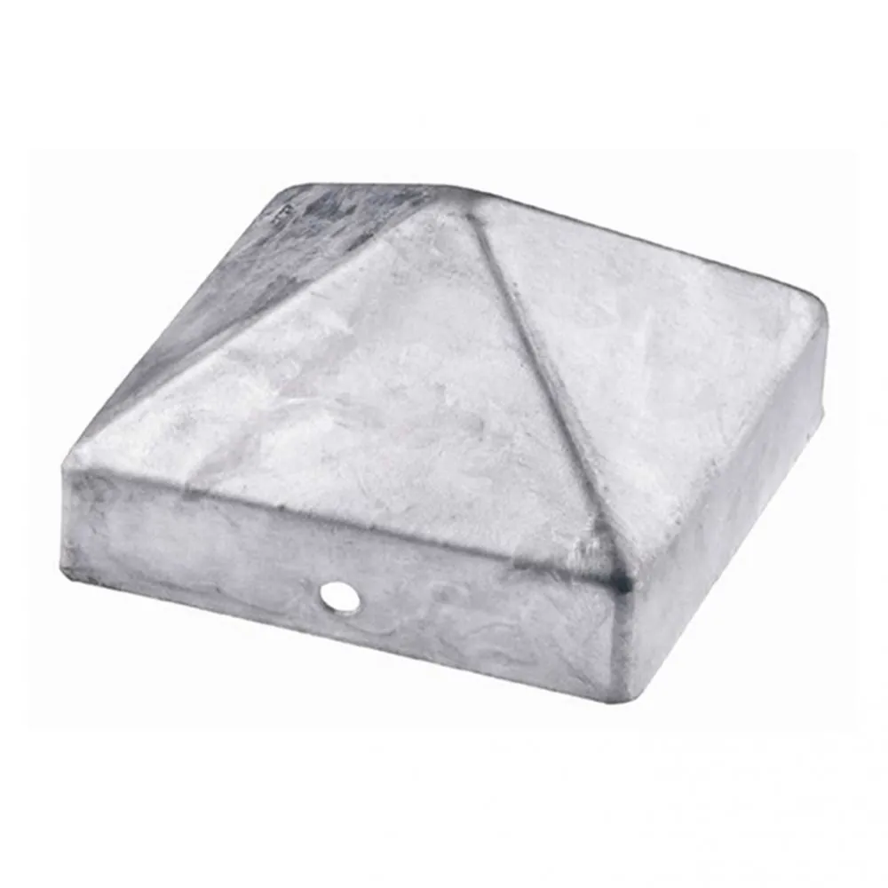 Copertura per pali a piramide Dimensioni Ø/X bandella: 70 X 70 mm.