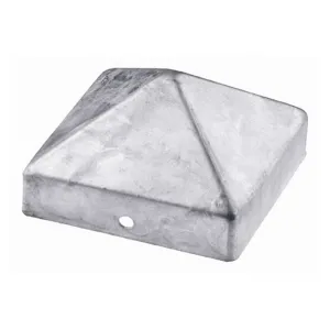 Copertura per pali a piramide Dimensioni Ø/X bandella: 70 X 70 mm.