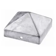 Copertura per pali a piramide Dimensioni Ø/X bandella: 90 X 90 mm.