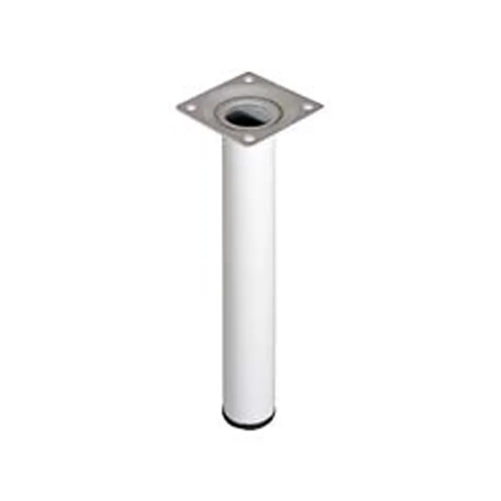 Piedino tondo Element System Ø 30 mm. Bianco Varie Altezze Altezza : 200 cm