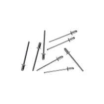 Rivetti ciechi in alluminio Misura ØX: Ø 4,0 x 10 mm.