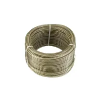 Cavo multiuso in ferro zincato plastificato Diametro 3mm 20/30 mt Misura ØX: Ø 3,0 mm. x 30 mt.