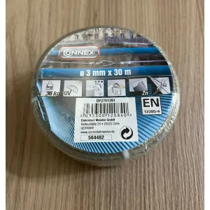 Cavo multiuso in ferro zincato plastificato Diametro 3mm 20/30 mt Misura ØX: Ø 3,0 mm. x 30 mt.