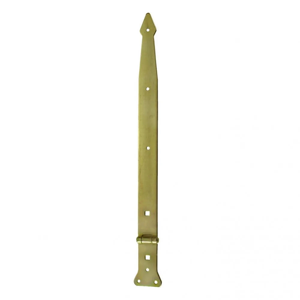 BANDELLE A CERNIERA CON PIASTRA, LEGGERA ZINCATO GIALLO Misura (mm x mm): 250 X 35 mm.