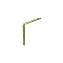 Lastrine angolari fori svasati zincate giallo (1 Pz) Misura (mm x mm): 140 X 140 mm.