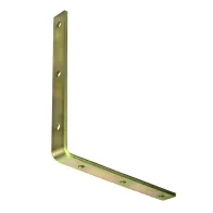 Lastrine angolari fori svasati zincate giallo (1 Pz) Misura (mm x mm): 180 X 180 mm.