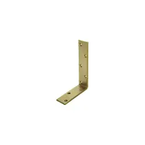 Lastrina angolare zincata gialla (1 Pz) Misura (mm x mm): 120 x 80 mm.