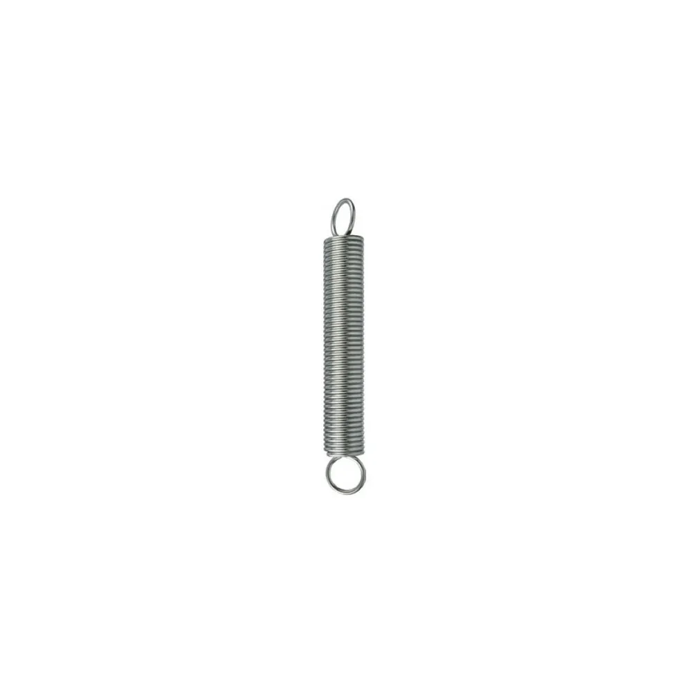 Molle di trazione zincate Misura X X X: 4,5 x 19 x 0,5 mm.