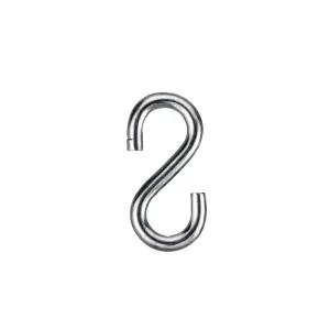 Ganci a "S" aperti Misura (mm x mm): 3,8 X 40 mm.