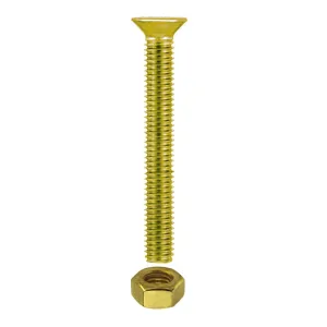 VITE TPS PER METALLO IN OTTONE Dimensioni MX: M6 x 20	mm.