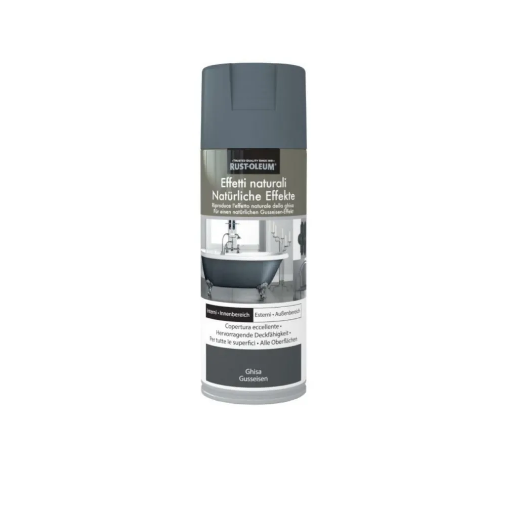SPRAY EFFETTO NATURALE GHISA METAL Colori Generici: Cemento opaco SPRAY EFFETTO NATURALE GHISA METAL Colori Generici: Cemento opaco