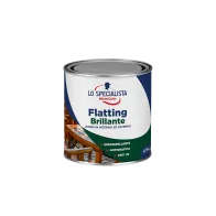 FLATTING ACQUA BRILLANTE 0,75 LT. INCOLORE Dimensioni vernici: 2,5 Lt.