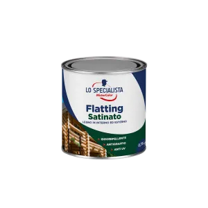 FLATTING ACQUA SATINATA INCOLORE Dimensioni vernici: 0,75 Lt.