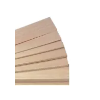 LEGNO BALSA PER MODELLISMO MM.1000X100 vari spessori Dimensioni listelli Ø: 3 mm