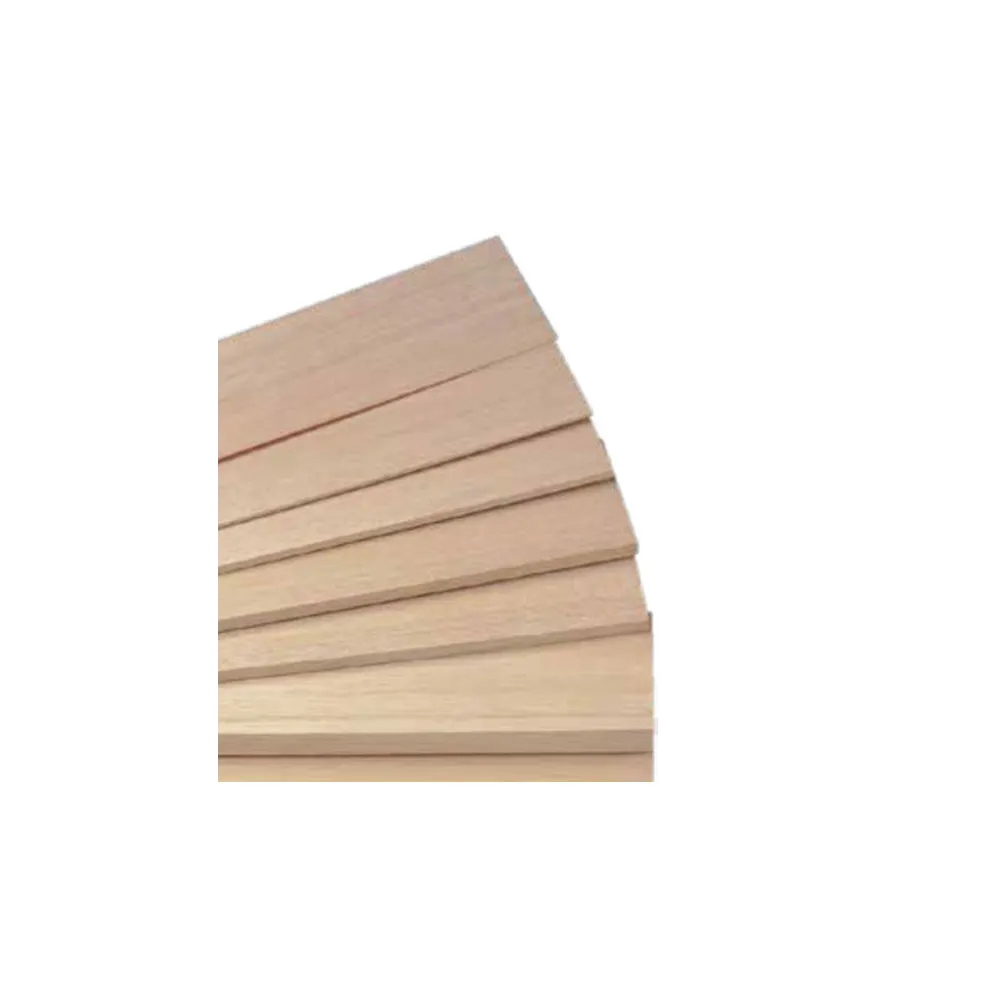 LEGNO BALSA PER MODELLISMO MM.1000X100 vari spessori Dimensioni listelli Ø: 3 mm LEGNO BALSA PER MODELLISMO MM.1000X100 vari spessori Dimensioni listelli Ø: 3 mm