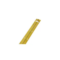 Cerniera a metraggio in ferro ottonato Dimensioni Ø/X accessori mobili: 1200 x 32 mm.