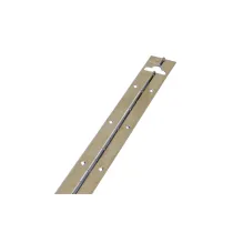 Cerniera a metraggio in ferro nichelato Dimensioni Ø/X accessori mobili: 1200 x 32 mm.