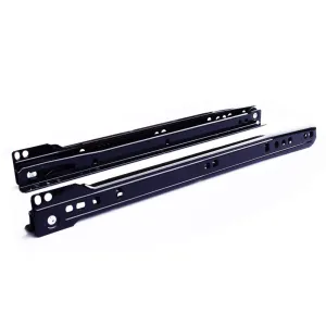 Guide per cassetti a rullino nere Dimensioni Ø/X accessori mobili: 300 mm.