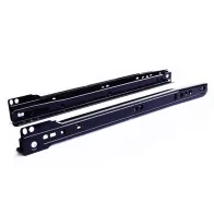 Guide per cassetti a rullino nere Dimensioni Ø/X accessori mobili: 400 mm.