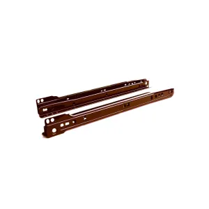 Guide per cassetti a rullino marroni Dimensioni Ø/X accessori mobili: 400 mm.