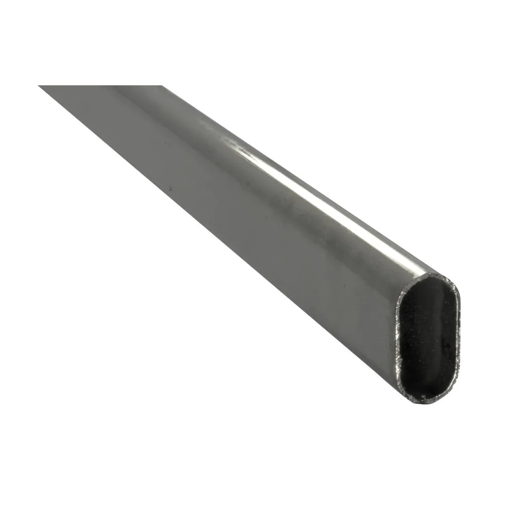 Tubo per armadi ovale cromato Dimensioni Ø/X accessori mobili: 150 cm. Tubo per armadi ovale cromato Dimensioni Ø/X accessori mobili: 150 cm.