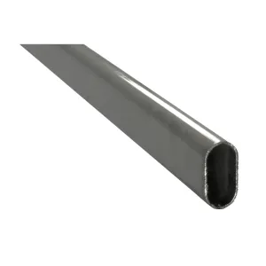 Tubo per armadi ovale cromato Dimensioni Ø/X accessori mobili: 150 cm.