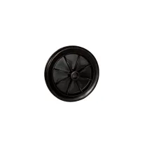 Ruota fissa in polipropilene mozzo passante Dimensioni Ø: Ø 120 mm
