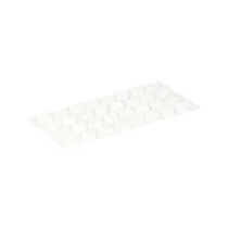 Feltrini adesivi tondi bianchi Dimensione Ø/X protezioni: Ø 40 mm.
