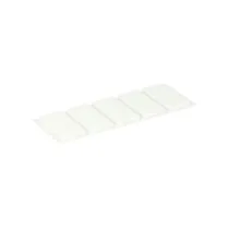 Feltrini adesivi quadrati bianchi Dimensione Ø/X protezioni: 30 X 30 mm.