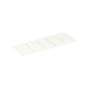Feltrini adesivi quadrati bianchi Dimensione Ø/X protezioni: 30 X 30 mm.