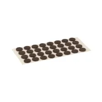 Feltrini adesivi tondi marroni Dimensione Ø/X protezioni: Ø 24 mm.