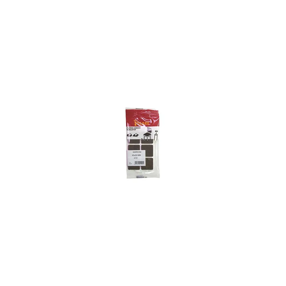 Feltrini adesivi quadrati marroni Dimensione Ø/X protezioni: 50 X 50 mm. Feltrini adesivi quadrati marroni Dimensione Ø/X protezioni: 50 X 50 mm.