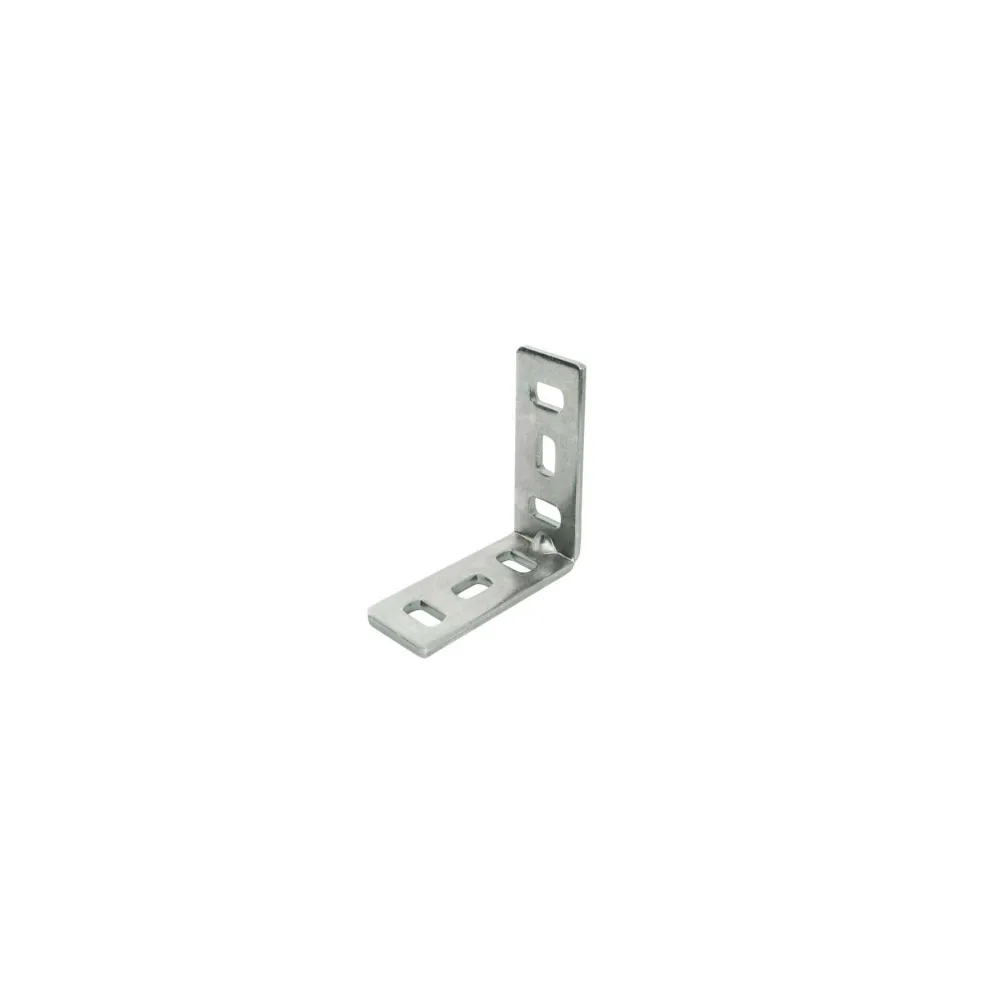 Lastrina asolata ad angolo in acciaio zincato bianco Misura (mm x mm): 100 X 100 mm.
