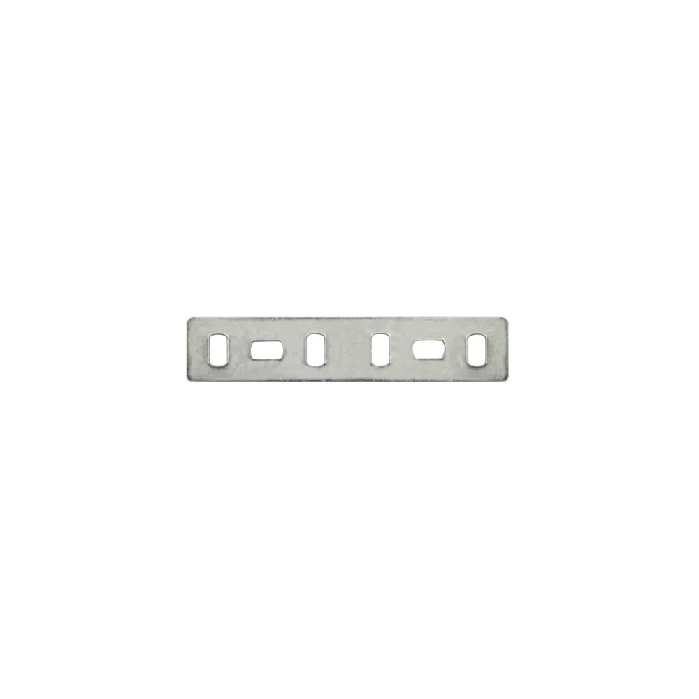Lastrina pesante asolata acciaio zincato bianco Misura (mm x mm): 200 X 20 mm. Lastrina pesante asolata acciaio zincato bianco Misura (mm x mm): 200 X 20 mm.