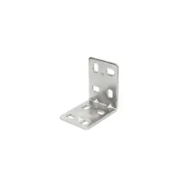 Piastrina di giunzione ad angolo asolata Misura (mm x mm): 20 X 20 mm.