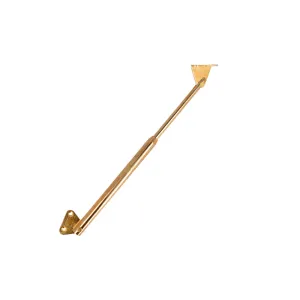 Supporto per ante a ribalta in acciaio ottonato Dimensioni Ø/X accessori mobili: 250 mm.