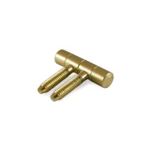Cerniere per infissi "Anuba" in ferro ottonato Dimensioni Ø/X accessori mobili: Ø 11 mm.