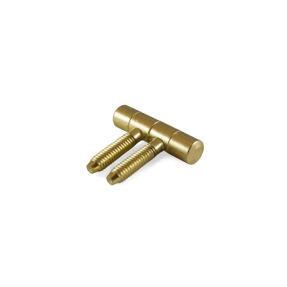 Cerniere per infissi "Anuba" in ferro ottonato Dimensioni Ø/X accessori mobili: Ø 13 mm. Cerniere per infissi "Anuba" in ferro ottonato Dimensioni Ø/X accessori mobili: Ø 13 mm.