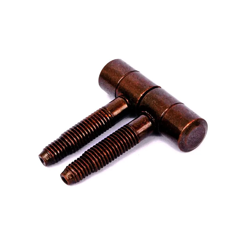 Cerniere per infissi "Anuba" in ferro bronzato Dimensioni Ø: Ø 14 mm.
