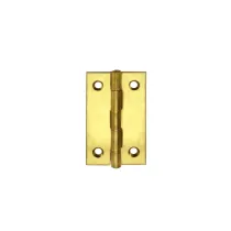 Cerniere per cofanetti in ferro ottonato Dimensioni Cerniere: 15 x 20 mm.