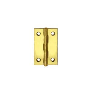 Cerniere per cofanetti in ferro ottonato Dimensioni Cerniere: 15 x 25 mm.