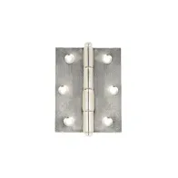 CERNIERE CON SPINA A LEVARE IN FERRO NICHELATO 2PZ. Misura X X X: 30 x 30 mm.