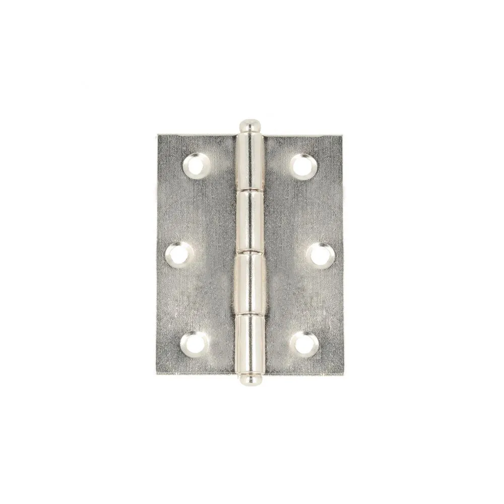 CERNIERE CON SPINA A LEVARE IN FERRO NICHELATO 2PZ. Misura X X X: 30 x 30 mm. CERNIERE CON SPINA A LEVARE IN FERRO NICHELATO 2PZ. Misura X X X: 30 x 30 mm.