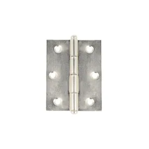 CERNIERE CON SPINA A LEVARE IN FERRO NICHELATO 2PZ. Misura X X X: 30 x 30 mm.