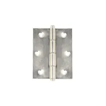 CERNIERE CON SPINA A LEVARE IN FERRO NICHELATO 2PZ. Misura X X X: 40 x 50 mm.